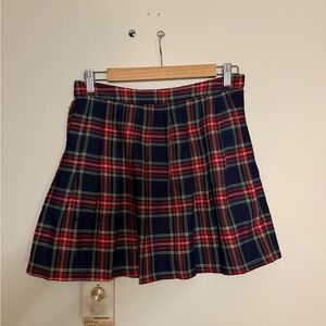 Urban Outfitters Plaid Mini Skirt - Red and Green